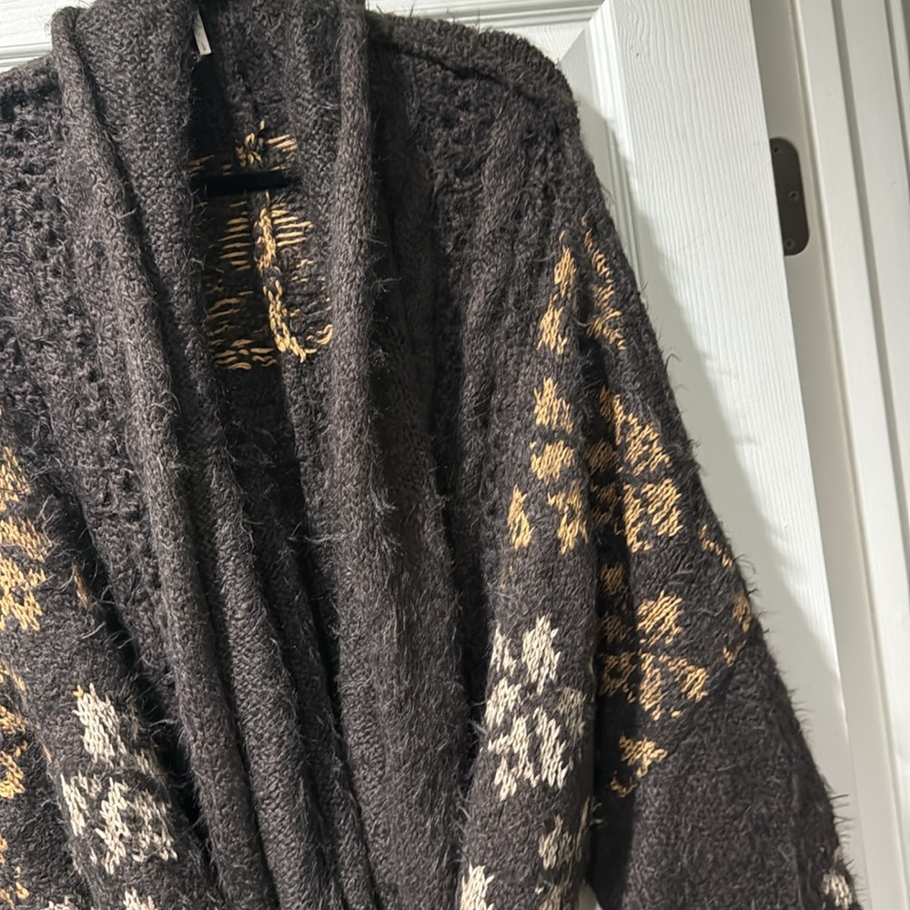 Free People Cable Mix Cardigan - Picture 6 of 13